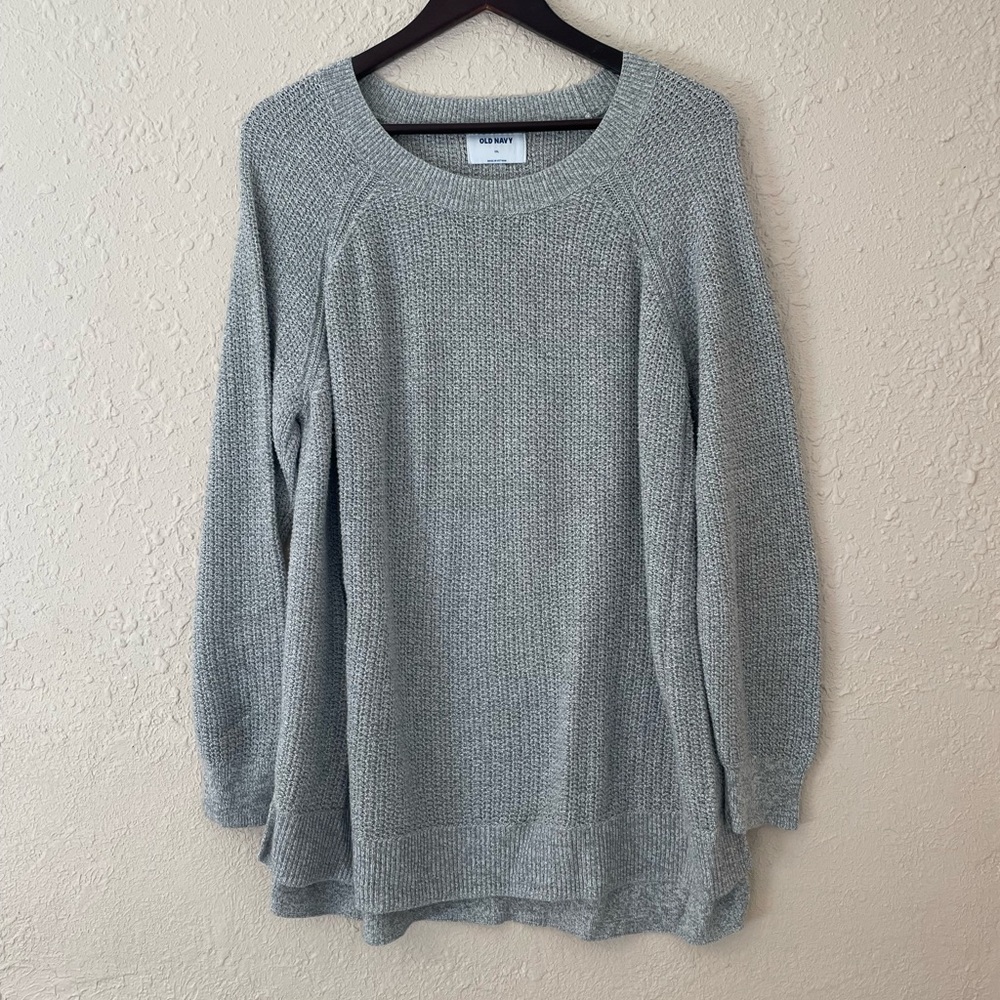 Old Navy Grey Knit Sweater